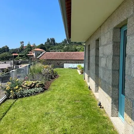 Casa Soleada Con Jardin Y Vistas Al Mar En Prázdninový dům Sanxenxo